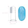 SOPOTUTU 9pcs Infant Finger Toothbrush Set Made of Silicone with Storage Boxes, Easy to Store and Reduce Tartar Buildup, for Babies and Young Boys and Girls Oral Care view 2