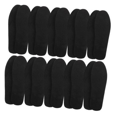 TOKIDNY 20pairs Felt Insole for Shoes Winter Warm Shoe Inserts Breathable Cushion Pads for Men Women for Cold Days