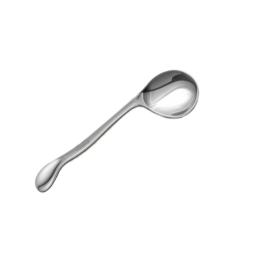 1-Pack Adaptive Angled & Curved Feeding Spoon Set - Right/Left Handed Universal Use for Elderly Patients, Ergonomic Eating Aid Utensils(Left)