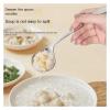 1-Pack Adaptive Angled & Curved Feeding Spoon Set - Right/Left Handed Universal Use for Elderly Patients, Ergonomic Eating Aid Utensils(Left) view 3