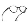 2SeeLife Small Round Reading Glasses for Men & Women Narrow-Medium Fit, Sturdy Frame, Spring Hinges, Premium Retro Readers, Green, +2.00 view 1