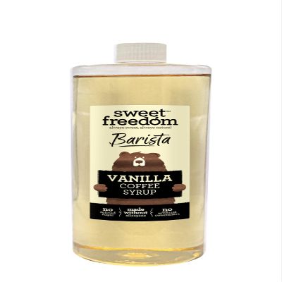 Sweet Freedom Vanilla Coffee Syrup - 1 litre (Pack of 1)