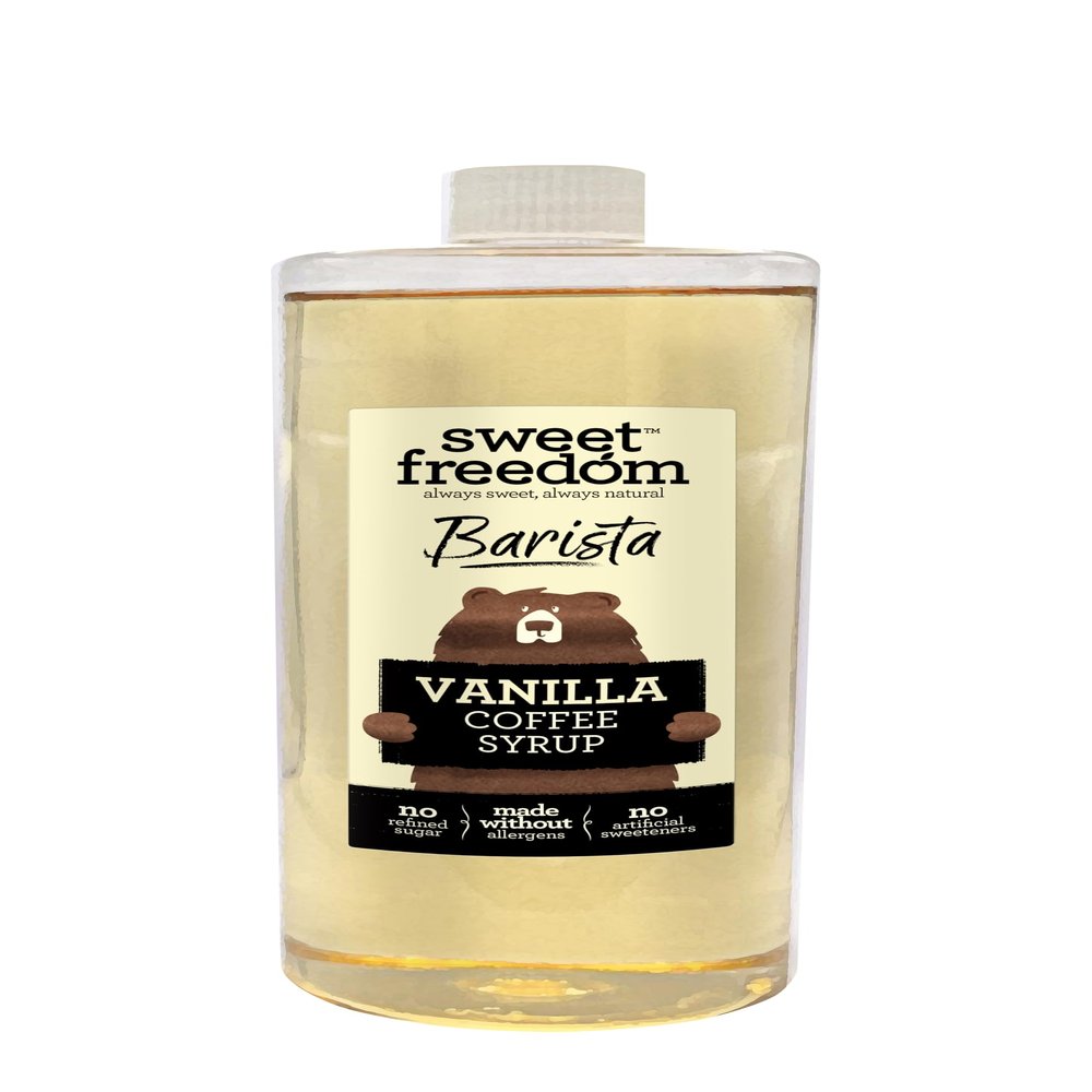 Sweet Freedom Vanilla Coffee Syrup - 1 litre (Pack of 1)