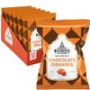 Bonds of London Chocolate Oranges Bags, Retro Hard Boiled Sweets With Chocolate Centre, Vegetarian Friendly, 110 g (Pack of 12) view 1