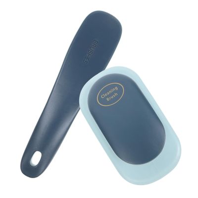 ERINGOGO Soft Bristle Shoe Cleaning Brush Ergonomic Design for Shoes and Clothes Sturdy Abs and Pbt Material for Home Laundry and Daily Cleaning