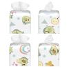 Salelf Green Blue Avocado for Square Tissue Box Set, Delicate Tissue Box Organizer with Bottom, Decorative Organizer for Desktop, Bathroom, Dedroom, Hotel, Office view 3