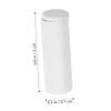 Cord Locks for Drawstrings Zinc Alloy White 12pcs Rope End Stoppers view 2