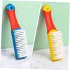 FRCOLOR 6pcs Shoe and Clothes Cleaning Brushes Set with Sturdy Plastic Handles, Sturdy Bristles That Will Not Break Clothes or Shoes, for Laundry and Household Use in Kitchen and Bathroom view 4