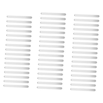 VALICLUD 50pcs Acrylic Ice Cream Sticks DIY Craft Sticks for Ice Pop Cake Making for Boys and Girls Party Activity
