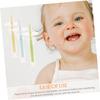 OUNONA 4pcs Toothbrush Silicone Boy Girl Toothbrush Suction Base for Boy Girl Months and up view 4