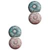 CALLARON 4sets Contact Lens Case Cute Small Organizer for Daily Storage for Travel and Cosmetic Use