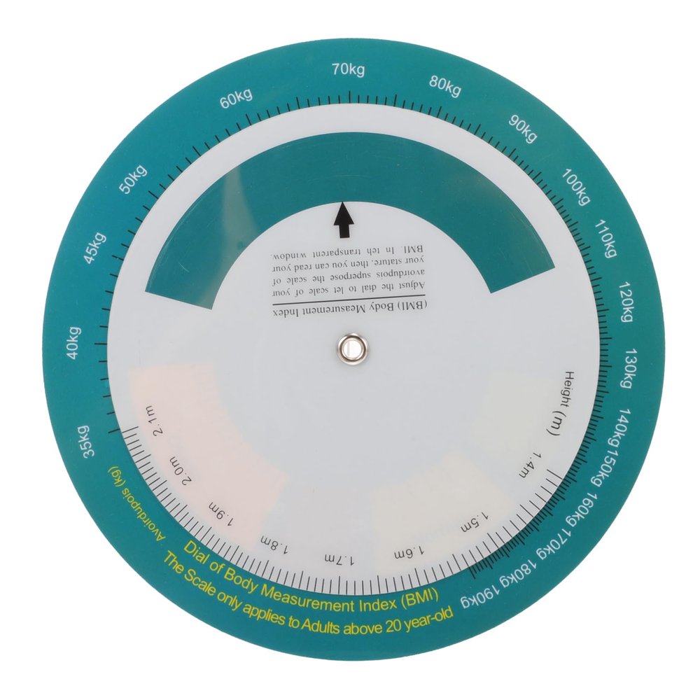CALLARON Bmi Index Chart Wall-mounted Body Weight Quick Look Chart Made of Sturdy Plastic with Sleek Design, Easy Access Time-saving Tool for Gym and Hospital Use