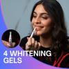 Premium Teeth Whitening Kit for Sensitive Teeth, 32X Dual Blue and red LED Lights, +4 whitening Pens, Enamel Safe view 4