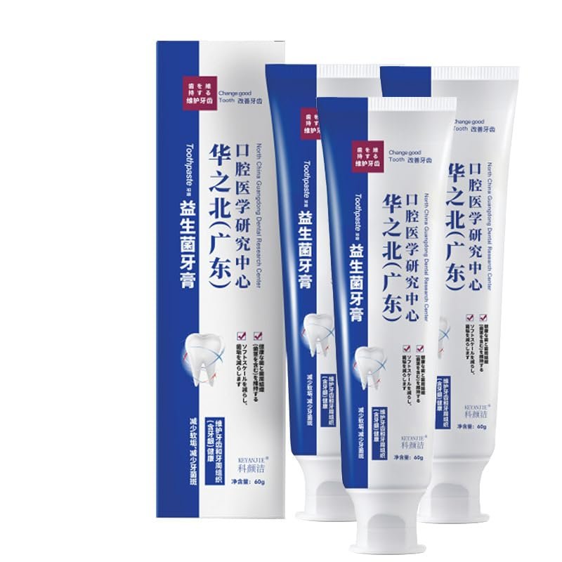 2025 New Probiotic Toothpaste,Deep Cleans Gums,Tooth Whitening Toothpaste,Quick Removal Tone Teeth,Brightening Tooth Fresh Breath