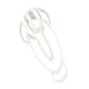 1 Set of Men's Light Protective Clips Men's Light Breathable cage + 1 Two-Way Belt G06 (White Clip + Strap) view 2