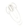 1 Set of Men's Light Protective Clips Men's Light Breathable cage + 1 Two-Way Belt G06 (White Clip + Strap) view 3