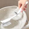 Dish Scrubbing Brush,Dishwashing Brush Pot Dish Cleaner | Stiff Bristles Long Handle Cleaning Tools, Cast Iron Cleaner for Cookware, Pots and Pans, Sink Scrubbing view 3