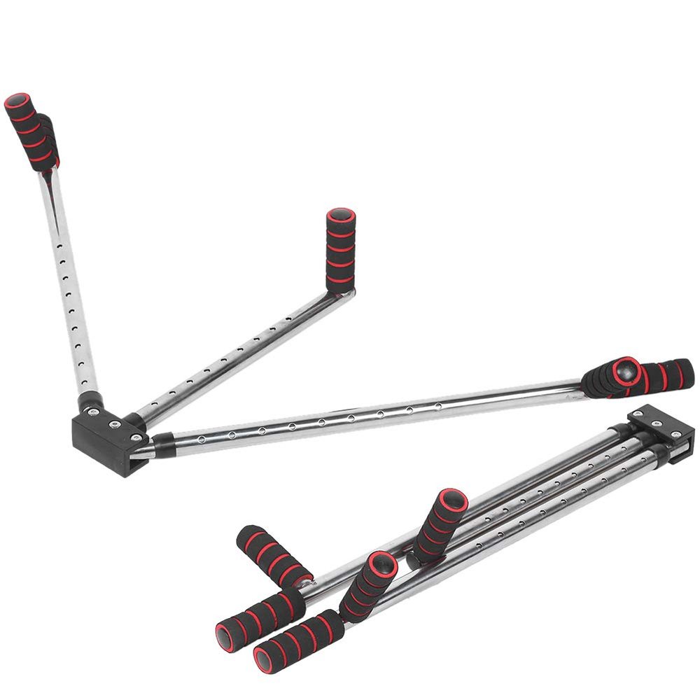 Alomejor Traction Structural Device The Leg Formula Folds The Leg for Ribbons in Black Stainless Steel Made of Stainless Steel in Black
