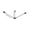 Alomejor Traction Structural Device The Leg Formula Folds The Leg for Ribbons in Black Stainless Steel Made of Stainless Steel in Black view 4