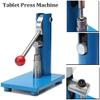 Manual Single Punch Tablet Press Machine for Powder, Durable Steel Pill Maker for Homemade Medicine view 3
