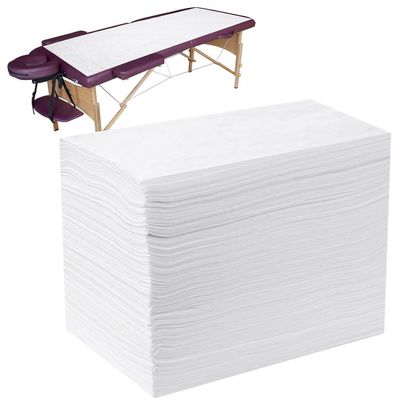 100 Disposable Massage Bed Covers, Non-Woven Fabric Sheets for Spa, Salon & Hotel Beds