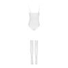 Women's Sexy Lingerie Comfortable Underwear Stretchy Soft Wear Seductive Design Elegant Fit (White, S) view 2
