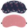 2 Pack White Hearts Lines Pink Background Eye Mask for Side Sleeper, Sleeping Mask, Sleep Eye Mask, Soft Eye Shade Cover for Travel, Nap, Plane, Light Blocking view 1