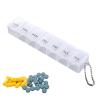 Pill Box 7 Days Pill Box 7 Days Rainbow Pill Box 7 Day Pill Box Tablet Organiser Tablets Weekly Box Medicine Box Mini Pill Sorter for Travel view 1