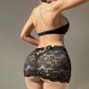 Sexy Lace for Women Elegant Comfortable Lingerie Set Delicate Sheer Design Perfect for Home Wear Accessories (Black, S) view 4