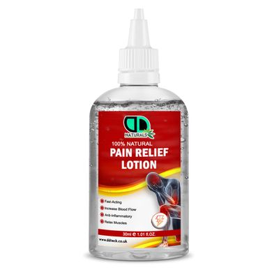 100% Natural Pain Relief Lotion Fast-Acting Relaxation, Anti-Inflammatory & Joint & Muscle Recovery| Deep Therapy for Stiffness, Arthritis & Sports Injuries (30ml Nozel)