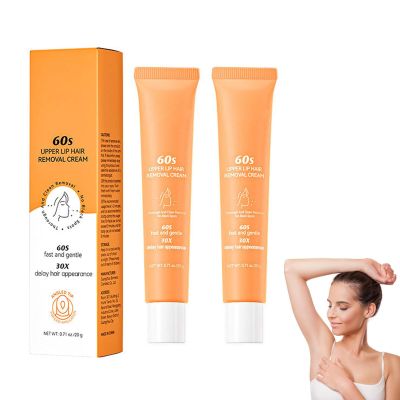 Barebliss Facial Hair Removal Cream, Barebliss Hair Remover Cream, Gentle & Effective Depilatory Cream for Face, Upper Lip, Chin, for All Skin Types (2PCS)