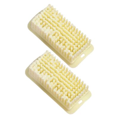 VALICLUD 1set Hand Held Lovely Scrub Brush for Shoes and Clothes Cleaning Soft Bristle Design for Gentle Care for Home Office Kitchen and Travel Use 2pcs