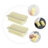 VALICLUD 1set Hand Held Lovely Scrub Brush for Shoes and Clothes Cleaning Soft Bristle Design for Gentle Care for Home Office Kitchen and Travel Use 2pcs view 4