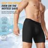 Separatec Separate Pouch Mens Underwear Breathable & Soft Moisture Wicking Micro Modal Support Boxer Briefs with Fly 4 Pack, Black*4, M view 4