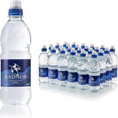 Radnor Still Mineral Water 500ml Sports Cap Bottles (Pack of 24) Natural Welsh Spring Water 100% Recyclable Ideal for Active Lifestyles and On-the-Go Hydration