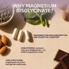 Chelated Magnesium Bisglycinate 2505mg per Daily Dose (Elemental 300 mg) - Unbuffered High Strength Magnesium Supplements for Women and Men 180 Capsules - Vegan view 4