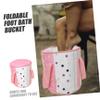 TOPPERFUN Collapsible Foot Bath Bucket for Foot Spa Soak at Home Outdoor Camping Lid Tub view 3