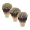 8 Pieces Soft Nylon Facial Shaving Brush Head Knots Replacement for DIY Beard Shaver Hair Brush Handle view 2
