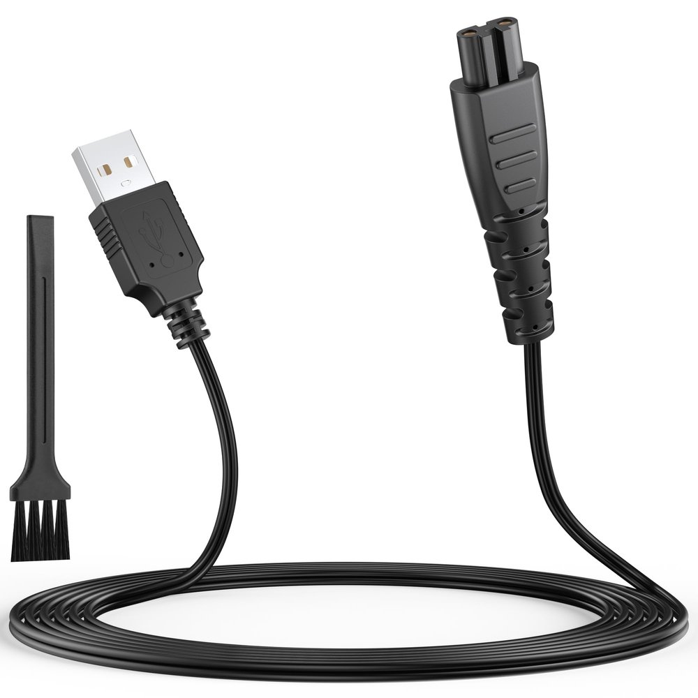 5V Shaver Charger Cable for Remington Shaver Charger, 120CM/3.9FT USB Beard Trimmer Shaver Charging Cable for Remington HC4250, HC4255 F3 PF7500 MB4200 MB4130 XR1330 XR1350 XR1400 XR1470 XR1430