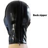 ABWL Unisex Latex Masks with Breathing Bag,Latex Hooded Masks,Adjustable Neck and Back Zipper for Novelty Rubber Club-S view 3