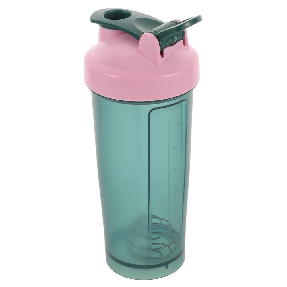 BESTonZON Protein Shaker Cup Gym Bottle Green Sports Water Holder with Leak-proof Mixer for Fitness and Pre-workout Supplement Shakes