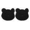 Akozon Laundry Pet Hair Remover - Cute Black Bear Shaped Reusable Hair Catcher for Washing Machine & Dryer - Effective Dog & Cat Removal for Clothing, Bedding, & More (2 Pcs) view 2