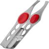 1Pc Silver Stainless Steel Tweezer with LED Light for Precision Hair Removal Makeup Tool Eyebrow Eyelash Tweezers,lash Trimmer,Round Trimmer,Hair Tweezers,Brow Tools,Ingrown for Tweeze Women's view 1