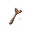 2pcs Wooden Scalp Massager,six Claw Meridian Massage Comb,Sandalwood Scalp Massager,Head Relaxation Scalp Massager,Handheld Wide Tooth Combs Massage Tool for Stress Relief & Hair Care-A view 2
