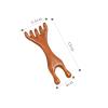 2pcs Wooden Scalp Massager,six Claw Meridian Massage Comb,Sandalwood Scalp Massager,Head Relaxation Scalp Massager,Handheld Wide Tooth Combs Massage Tool for Stress Relief & Hair Care-A view 3