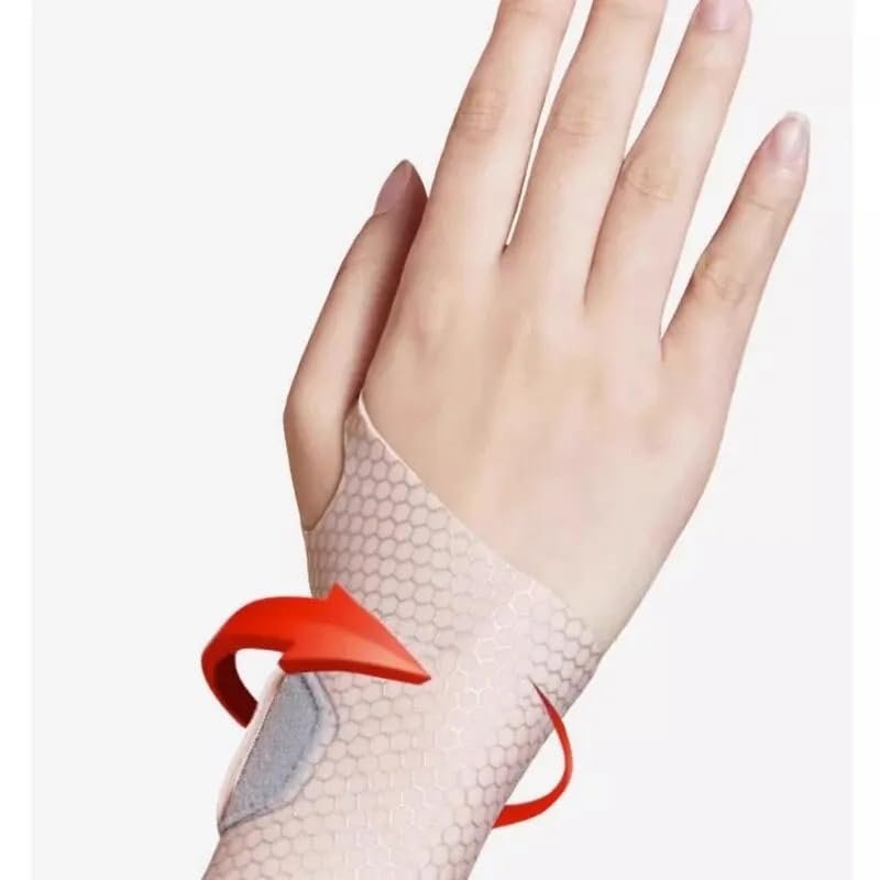 KFXYSM Wrist Supports,Wrist Brace Carpal Tunnel Support Breathable Pressurized Wrist Guard Wraps Man And Women Wrist Straps Ultra Thin Wrist Brace(Pink)