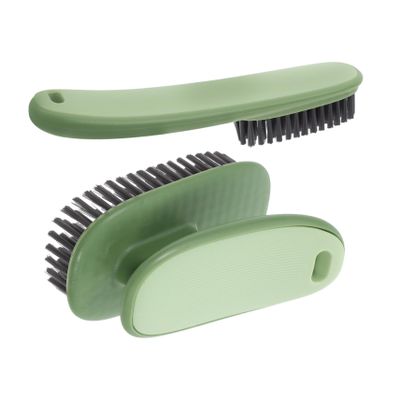 BESTYASH 2pcs Laundry Scrub Brush Soft Bristle Cleaning Brush for Clothes and Shoes Handheld Home Cleaning Tool Multi-function Stain Scrubber