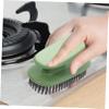 BESTYASH 2pcs Laundry Scrub Brush Soft Bristle Cleaning Brush for Clothes and Shoes Handheld Home Cleaning Tool Multi-function Stain Scrubber view 4