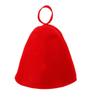 BOJHGO Sauna Hat 2pcs Sauna Accessories For Men Wool Felt Hat Bathroom Shower Women Absorb Water Red Breathable(Red)