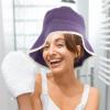 BOJHGO Sauna Hat 2pcs Sauna Hat Household Bath Caps Hats For Men Accessories Bathroom Shower Women(Blue) view 3